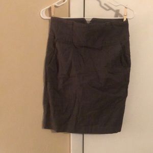 High waisted pencil skirt